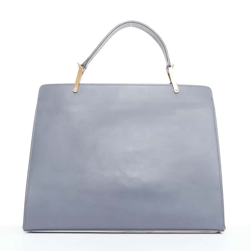 Balenciaga Le Dix Cartable Grey Leather Good condition - Box View