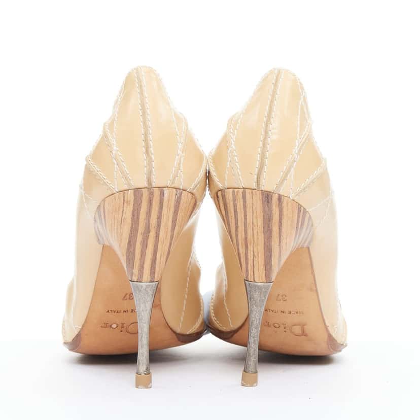 Dior Product Beige Leather Fair condition - Box View