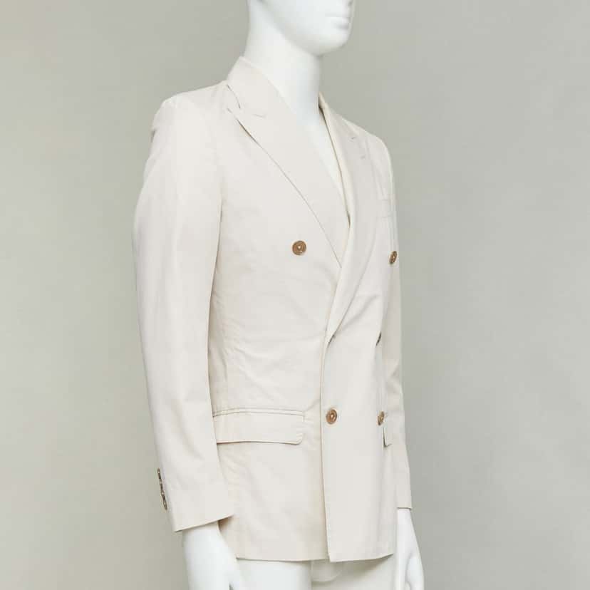 DOLCE & GABBANA Taormina Ecru Cotton Good condition - Model View