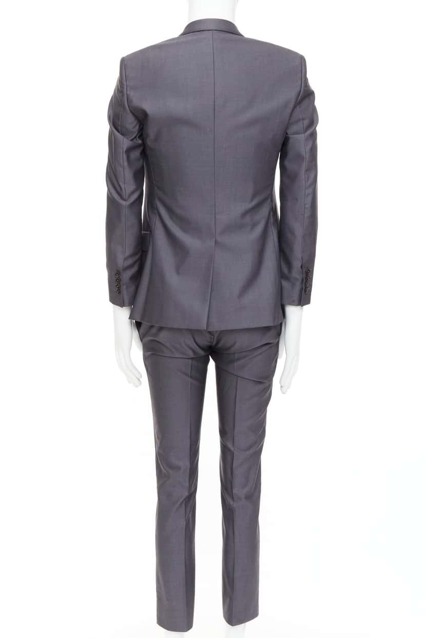 DOLCE & GABBANA Martini Grey Wool Good condition - Box View