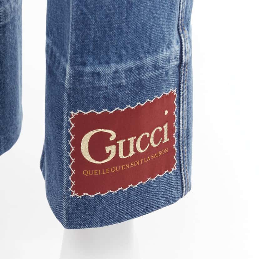 Gucci Product Blue Denim Very good condition - Back View