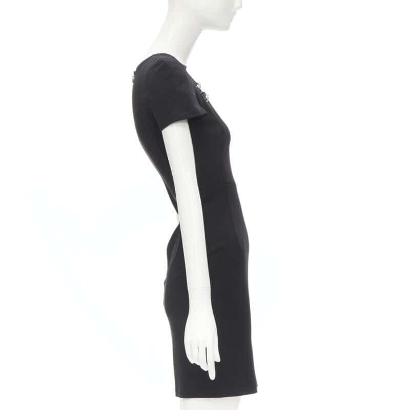 Versus Lionhead Punk Dress Black Viscose Never worn - Model View