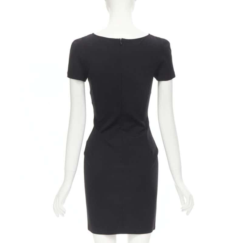 Versus Lionhead Punk Dress Black Viscose Never worn - Box View