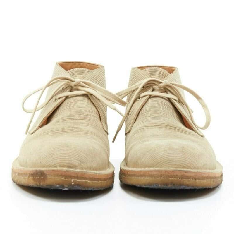 Louis Vuitton Chain Harness Ankle Boots Brown Suede Fair condition - Inside View