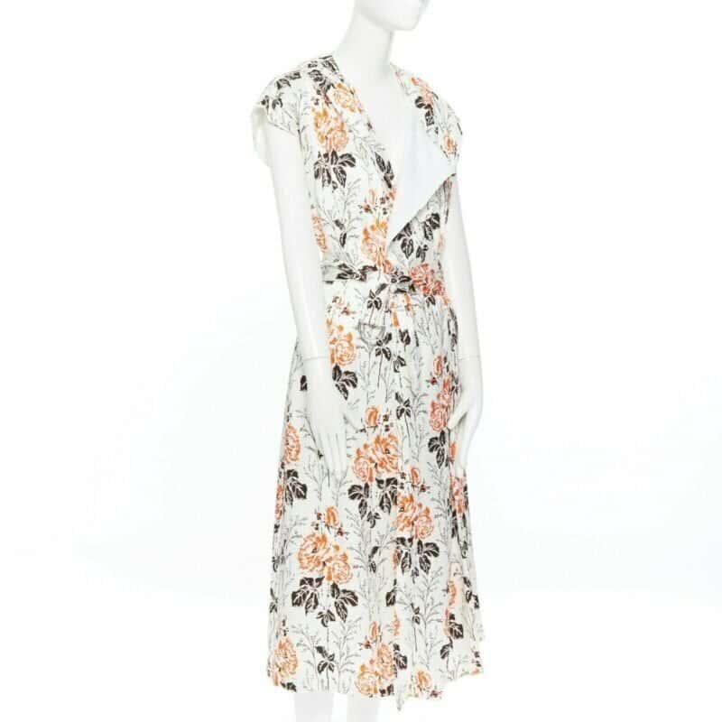 Victoria Beckham Open Back Dress Beige Viscose Never worn, with tag - Inside View