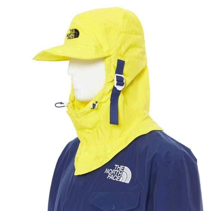 The North Face Blue Duty Jacket Blue Cotton Never worn, with tag - Back View