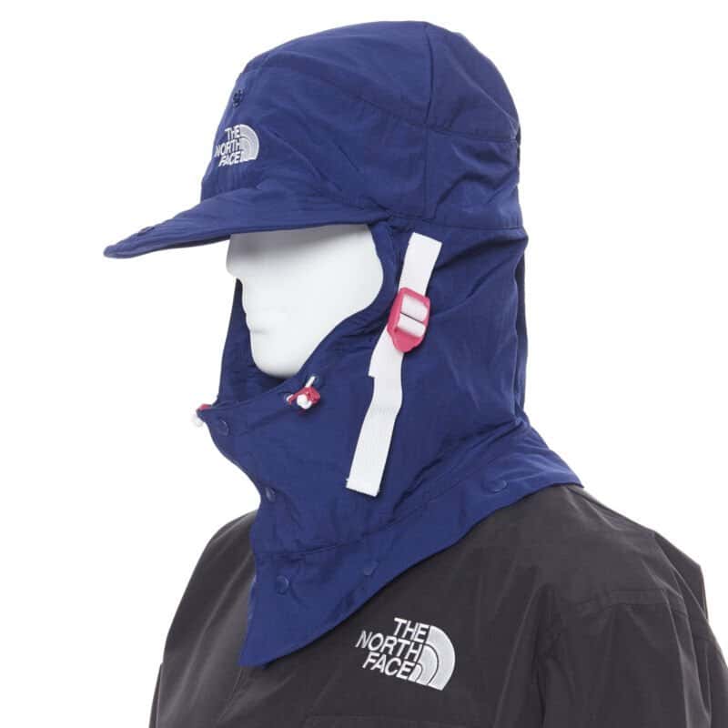 The North Face Blue Duty Jacket Black Cotton Never worn, with tag - Back View