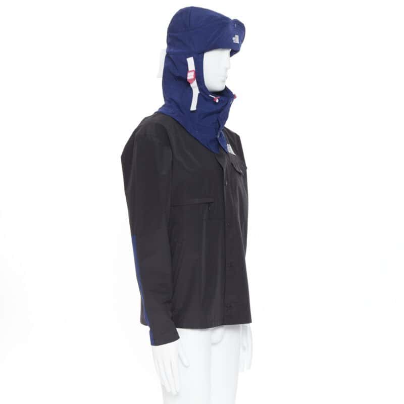 The North Face Blue Duty Jacket Black Cotton Never worn, with tag - Inside View