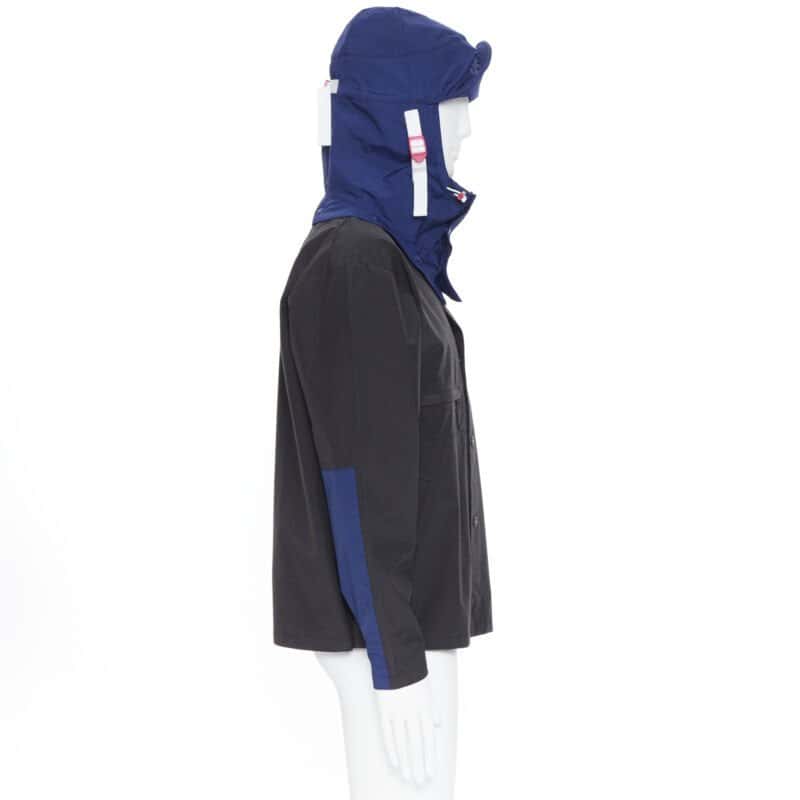 The North Face Blue Duty Jacket Black Cotton Never worn, with tag - Inside View