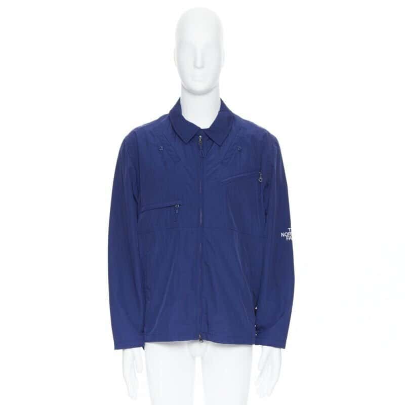 The North Face Blue Service Jacket Blue Polyester Never worn, with tag - Model View