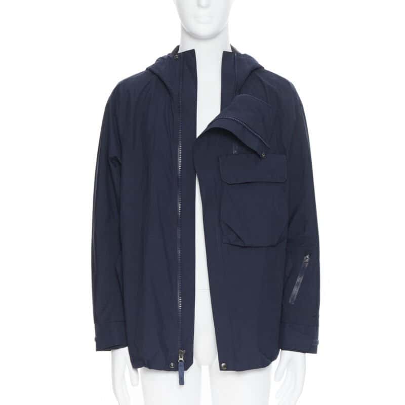 The North Face Blue Hood Windbreaker Blue Very good condition - Back View