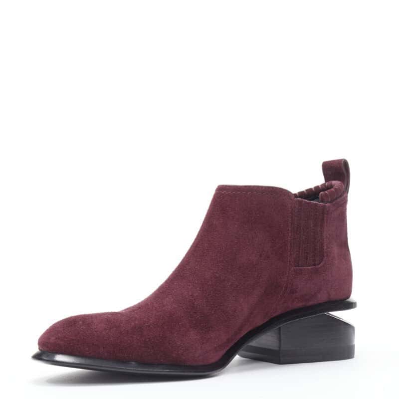 Alexander Wang Denim Tassel Shoes Brown Suede Never worn - Model View