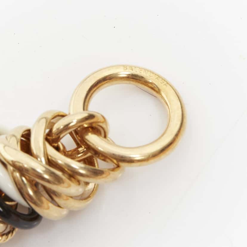 Balenciaga 599639 TZ98O Gold Metal Never worn - Model View