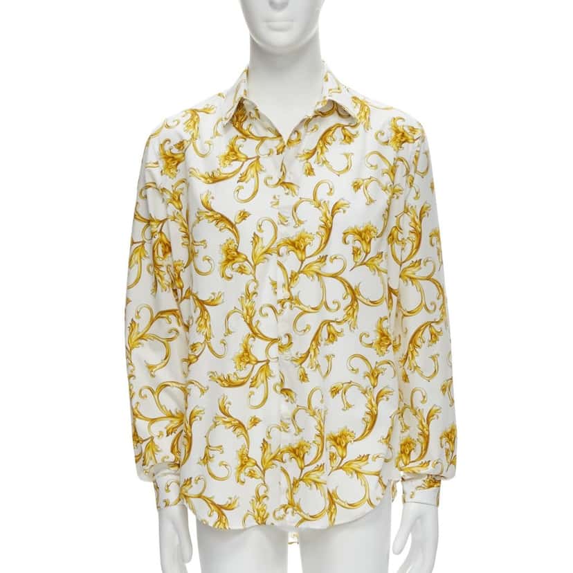 Versace A77215S White Cotton Never worn, with tag - Front View