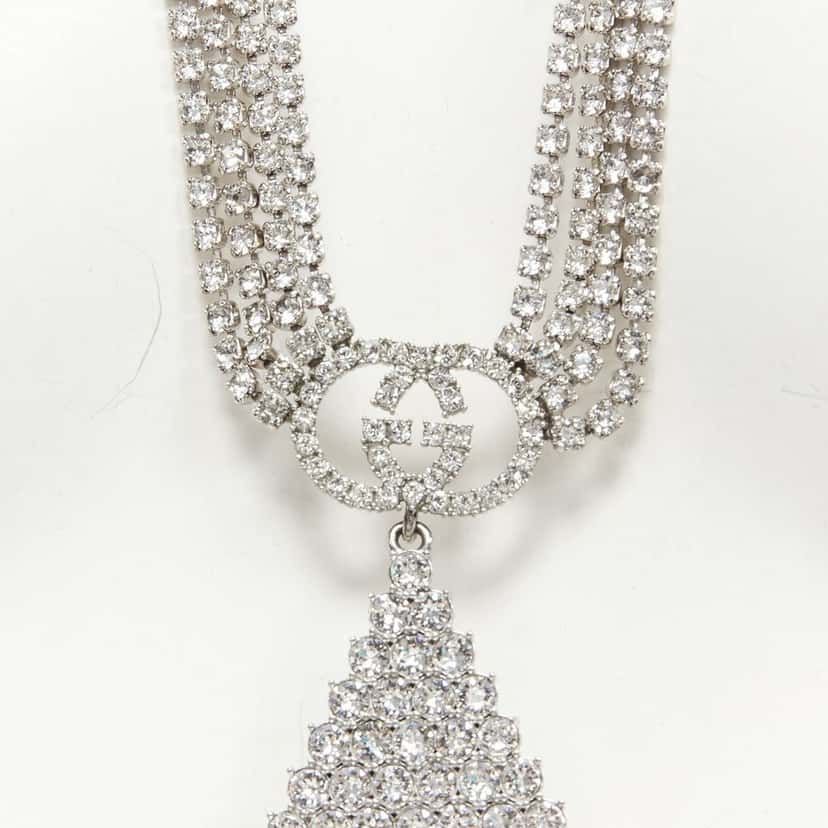 Gucci 568409 J1050 8162 Silver Metal Never worn - Back View