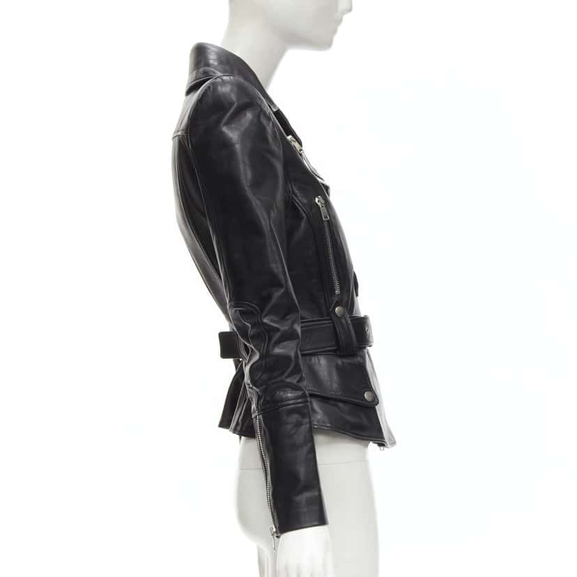 Alexander McQueen Product Black Leather Never worn, with tag - Model View