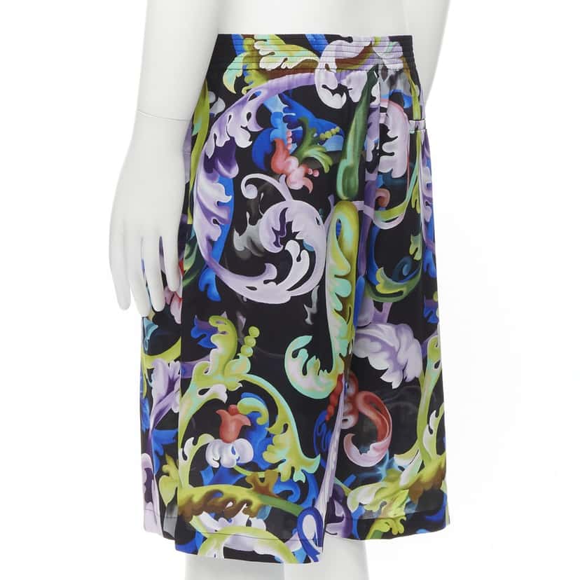 Versace Baroccoflage Shorts MultiColor Viscose Never worn, with tag - Box View