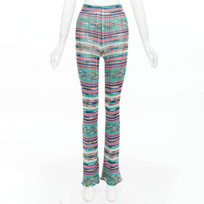 Missoni Psychedelic Flared Pants MultiColor Polyester Never worn - Front View