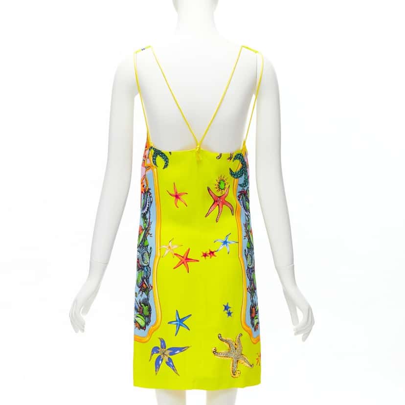 Versace Product Yellow Viscose Never worn, with tag - Box View