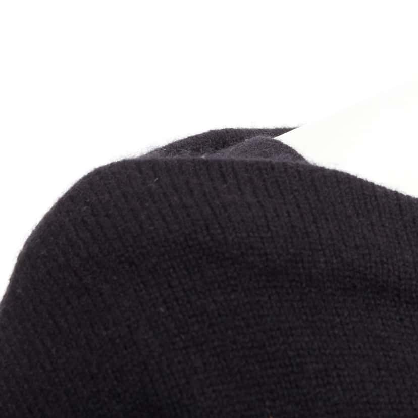 VALENTINO GARAVANI Bateau Neck Sweater Black Cashmere Never worn - Back View