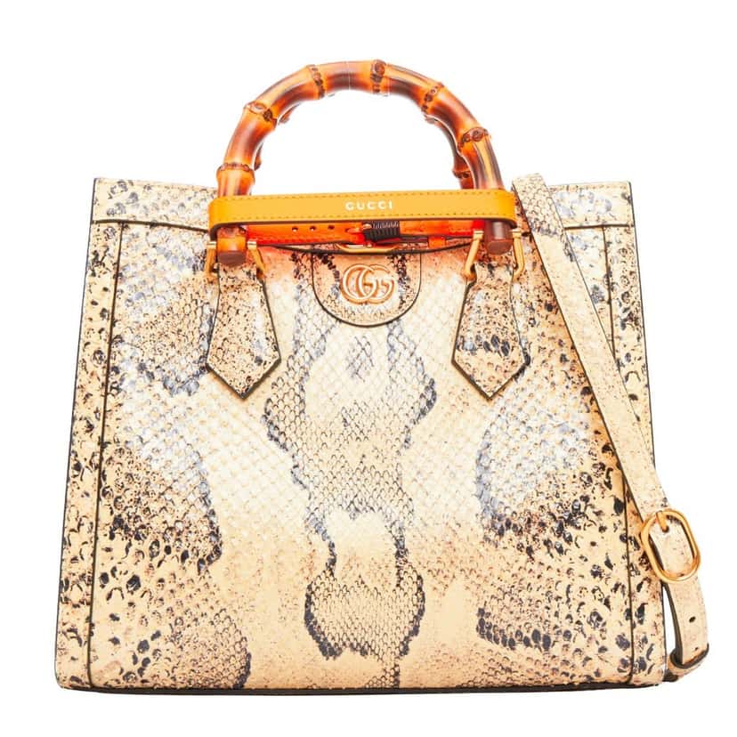 Gucci Diana NM Small Beige Leather Very good condition - Front View