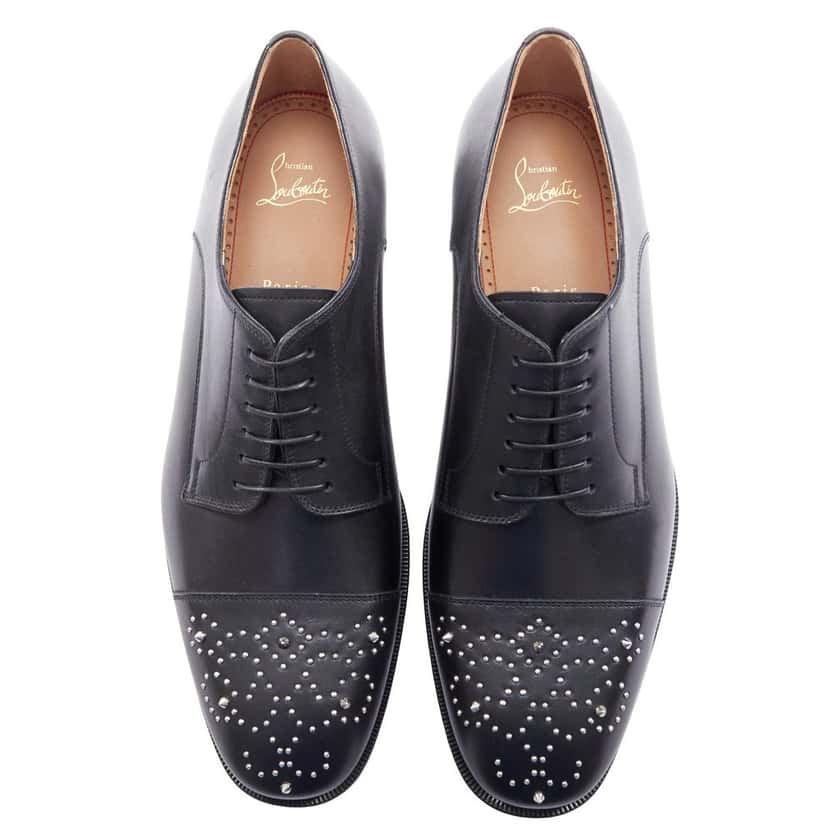 Christian Louboutin Maltese Black Leather Never worn - Front View