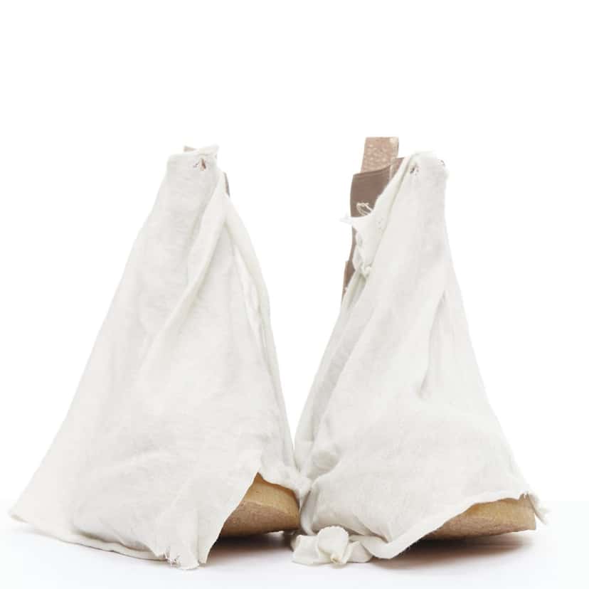 Rick Owens Star Charm Chain Bracelet Brown Leather Very good condition - Inside View