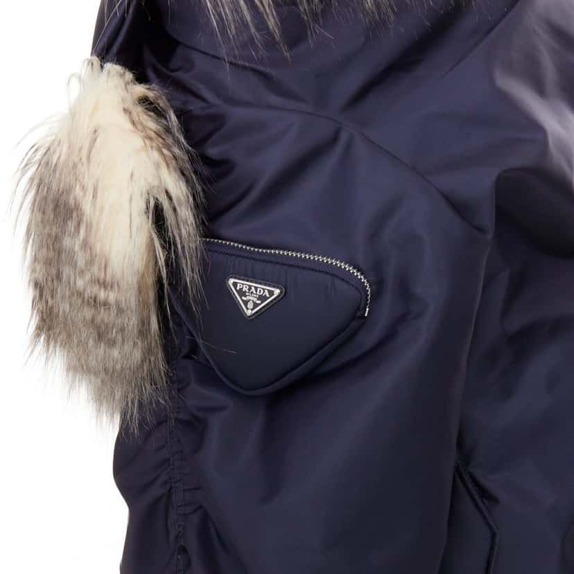 Prada Product Navy Polyester Never worn, with tag - Back View