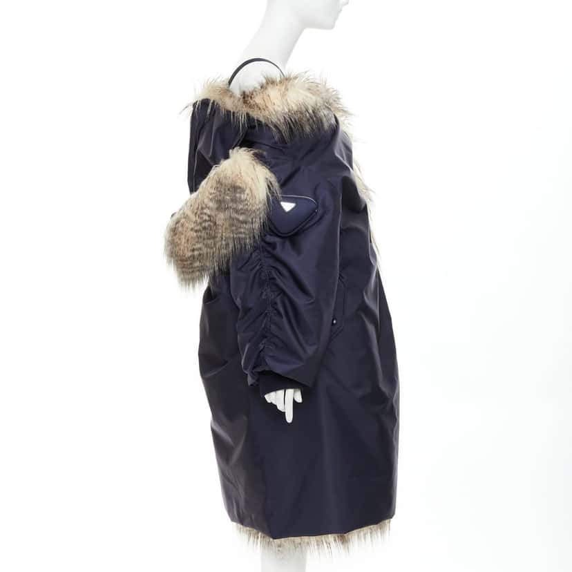 Prada Product Navy Polyester Never worn, with tag - Box View