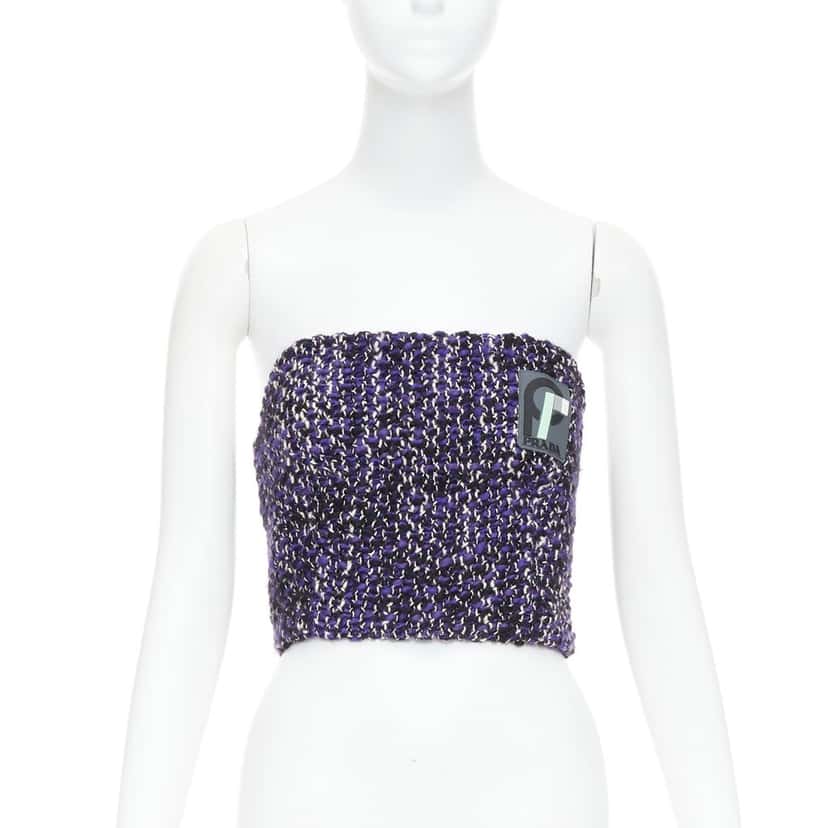 Prada Product Purple Wool Never worn, with tag - Front View