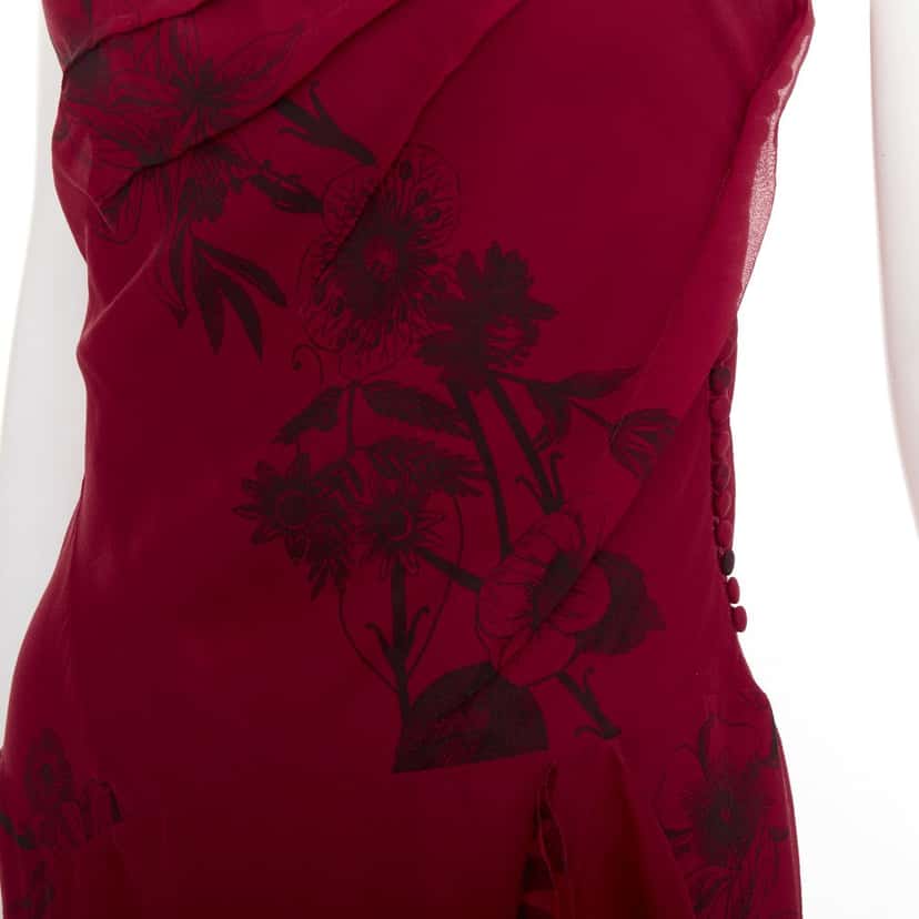 Dior Product Red Silk Never worn, with tag - Back View