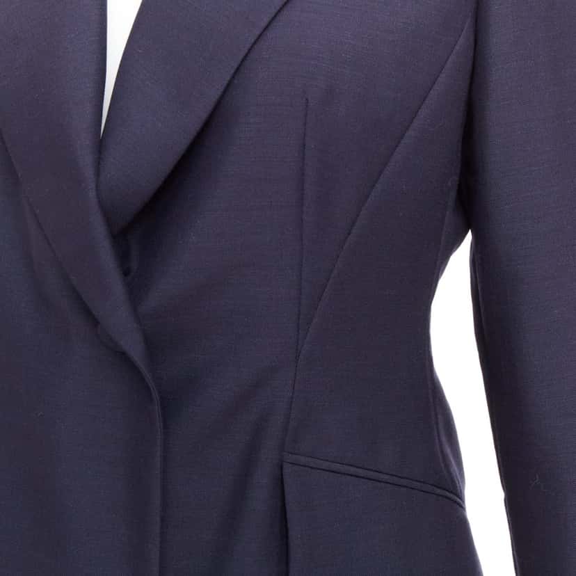 Dior Bar Navy Wool Very good condition - Back View