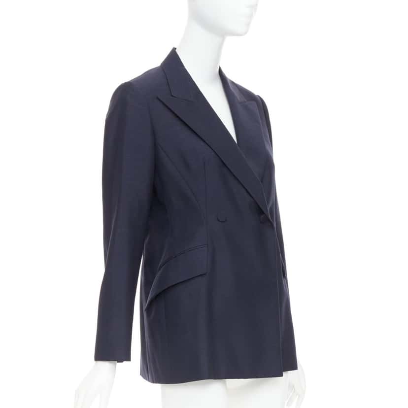 Dior Bar Navy Wool Very good condition - Model View
