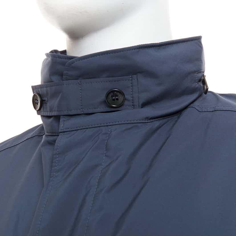 Loro Piana Traveller Navy Polyester Good condition - Back View