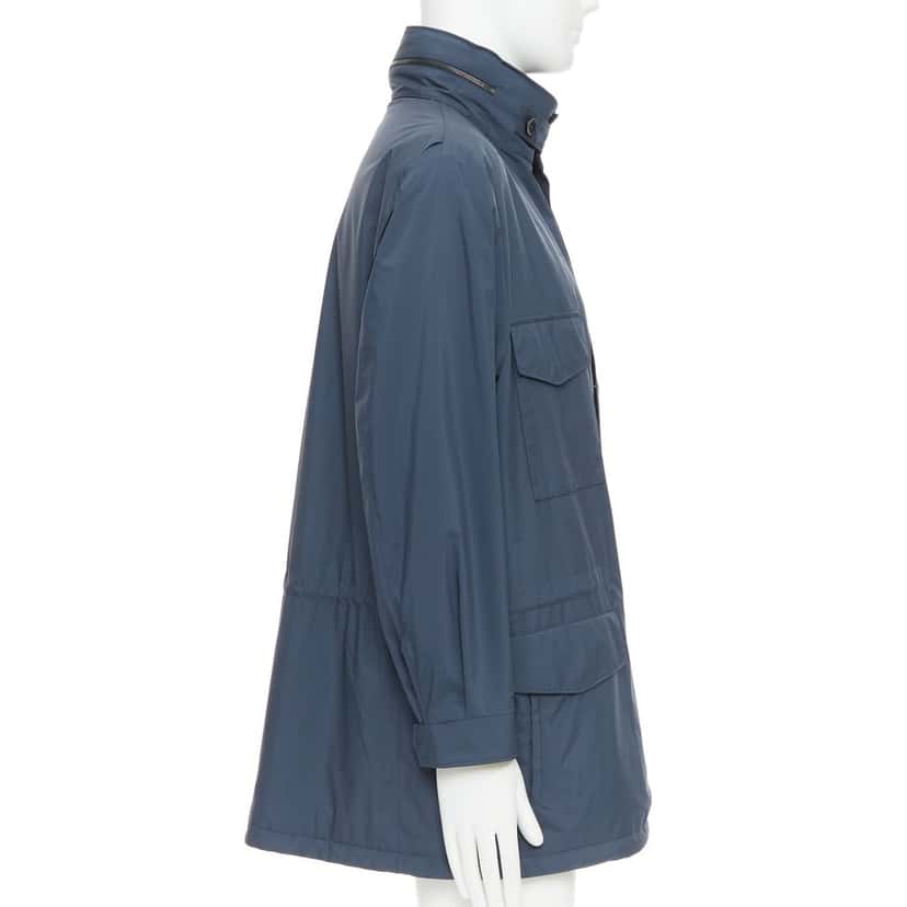 Loro Piana Traveller Navy Polyester Good condition - Box View