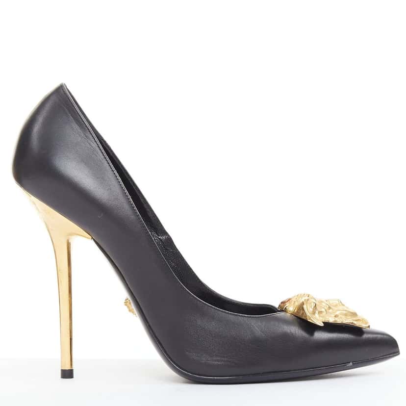 Versace Product Black Leather Good condition - Back View