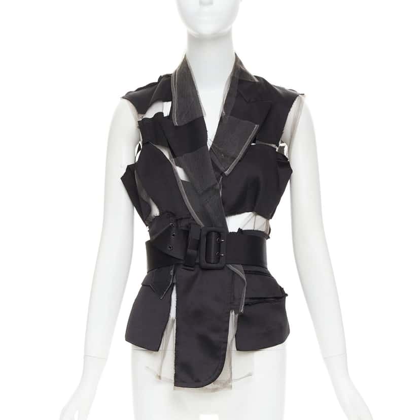 Comme Des Garcons Product Black Silk Good condition - Front View