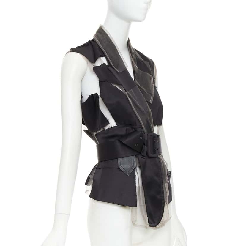 Comme Des Garcons Product Black Silk Good condition - Inside View