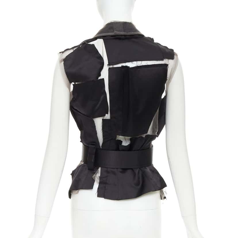 Comme Des Garcons Product Black Silk Good condition - Box View