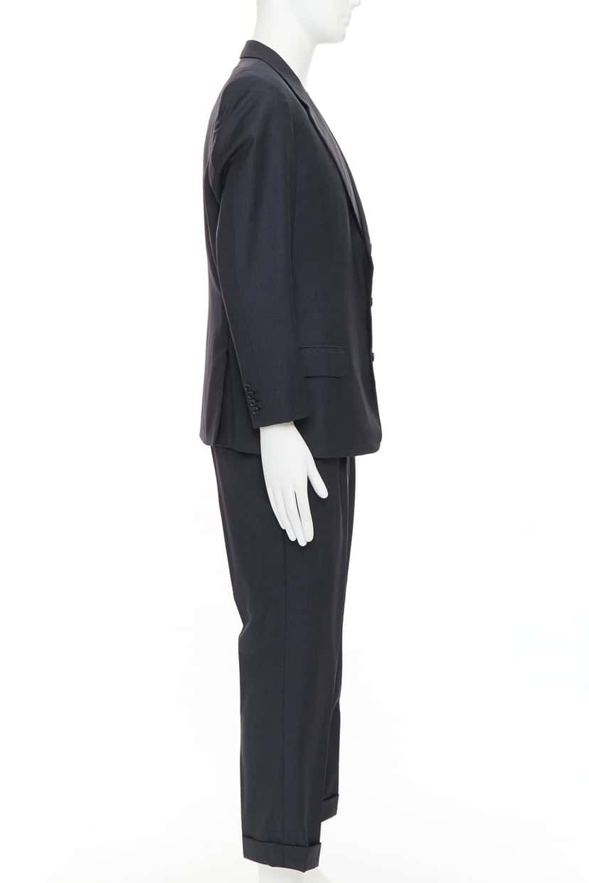 Brioni Cesare Navy Wool Fair condition - Inside View