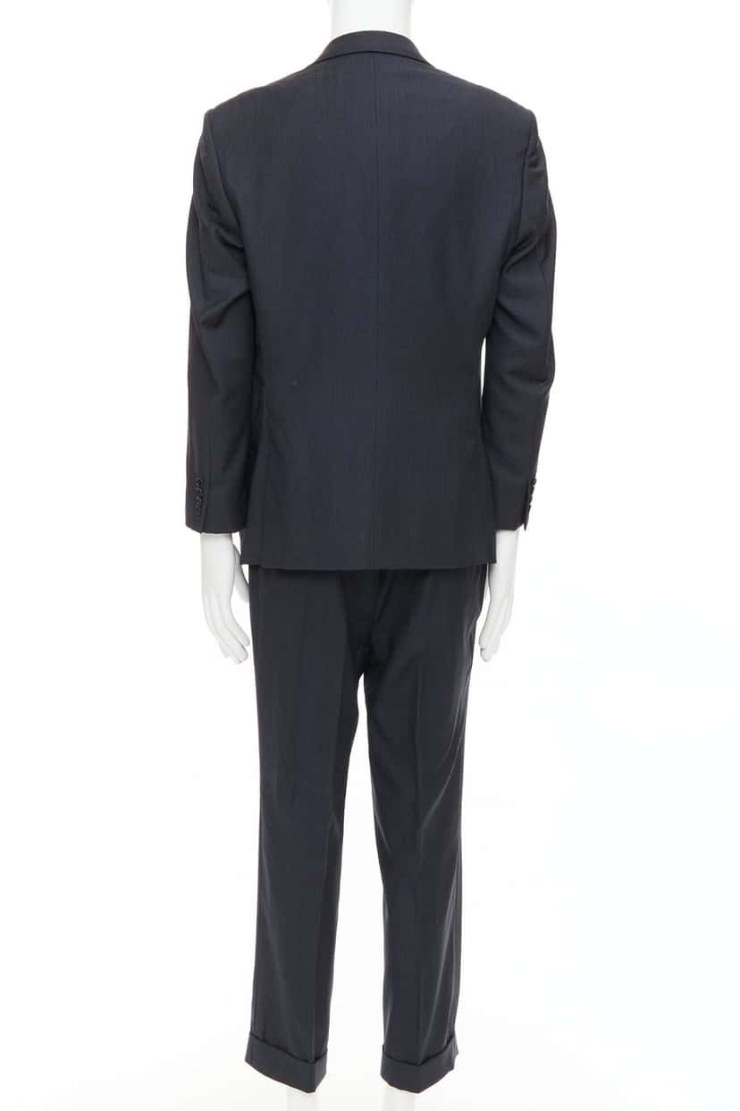 Brioni Cesare Navy Wool Fair condition - Model View