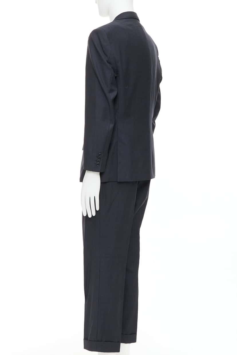 Brioni Cesare Navy Wool Fair condition - Box View