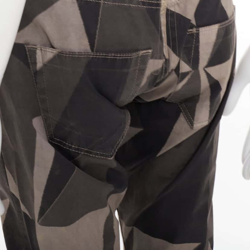 Rick Owens Island Geometric Detroit Khaki Cotton Fair condition - Back View
