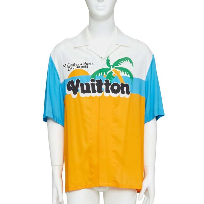 Louis Vuitton Product Yellow Polyester Very good condition - Front View