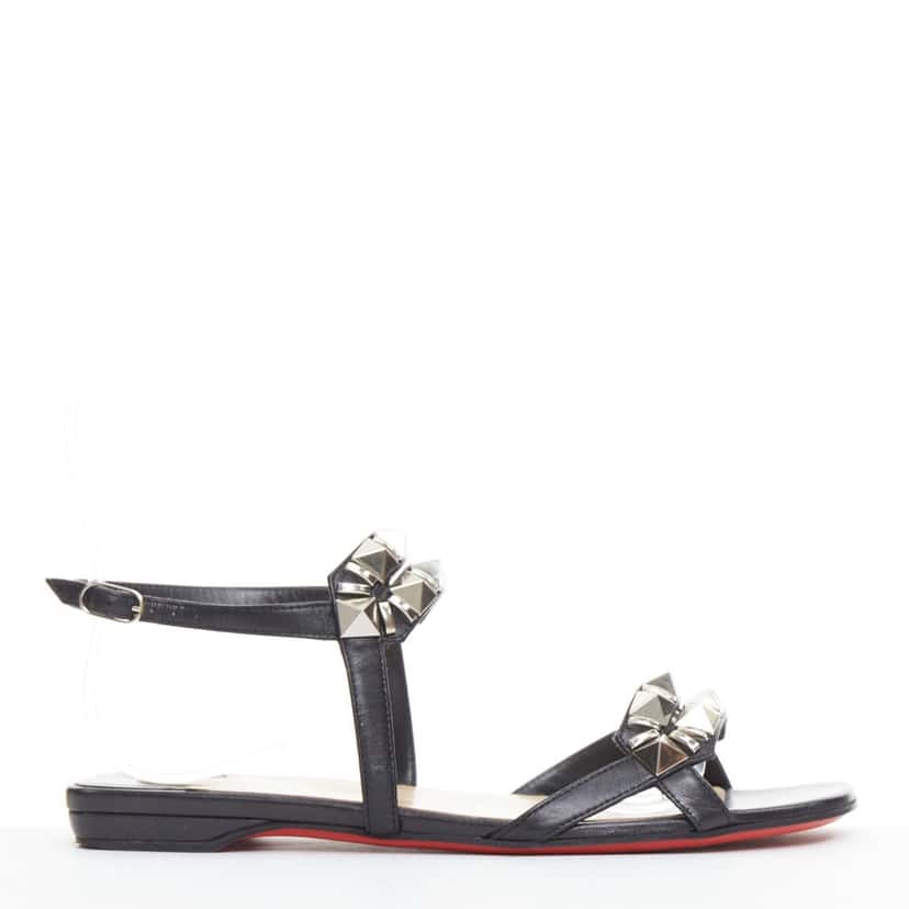 Christian Louboutin Galerietta Black Leather Good condition - Back View