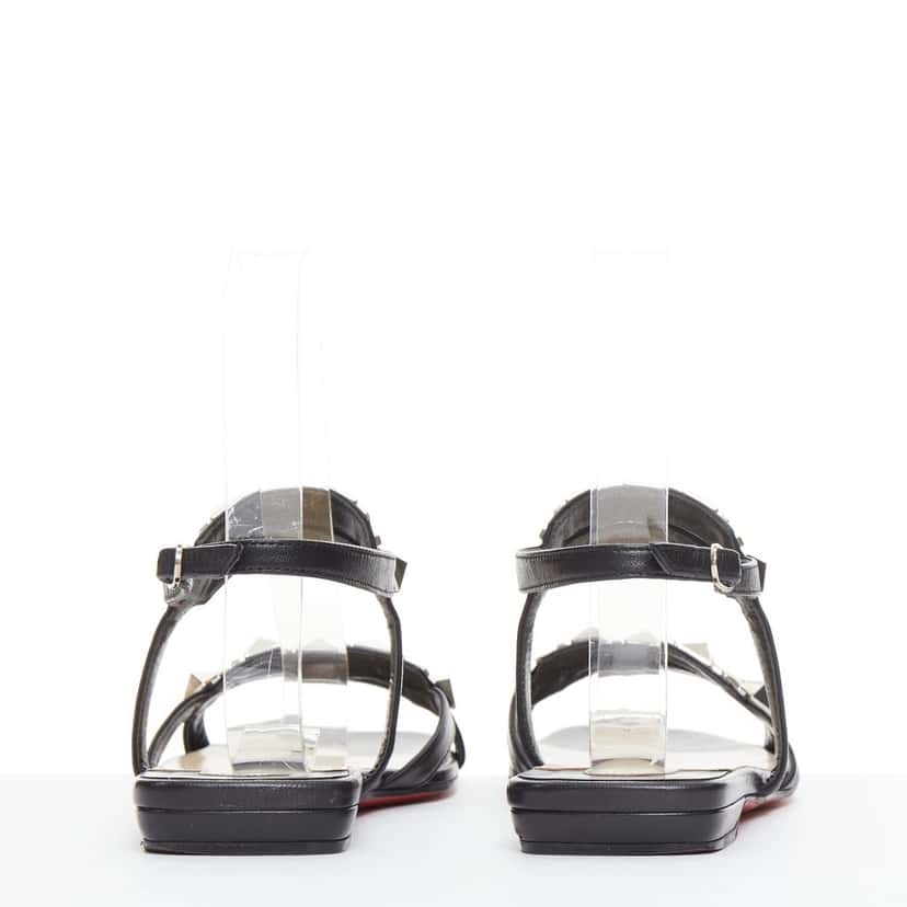 Christian Louboutin Galerietta Black Leather Good condition - Box View