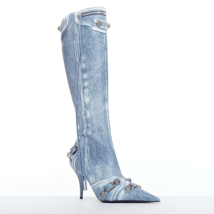 Balenciaga Cagole Blue Leather Very good condition - Back View