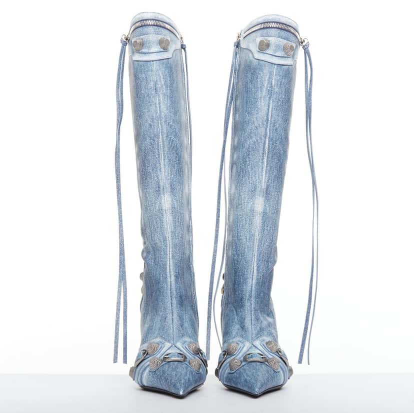 Balenciaga Cagole Blue Leather Very good condition - Inside View