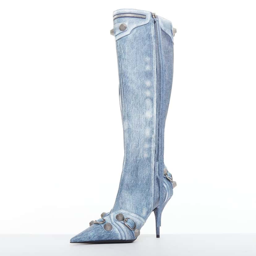 Balenciaga Cagole Blue Leather Very good condition - Model View