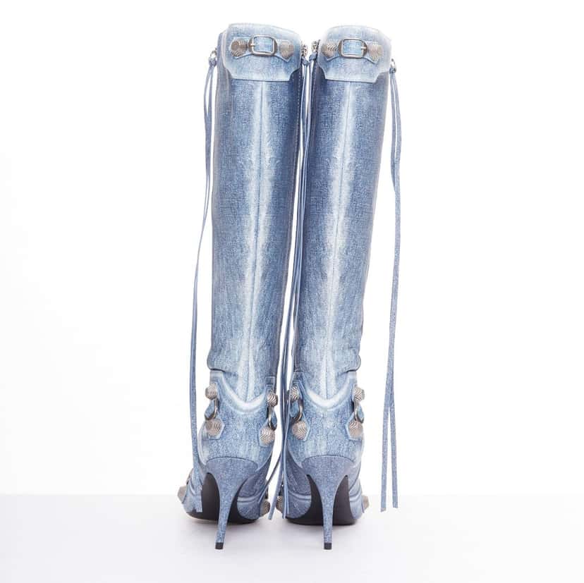 Balenciaga Cagole Blue Leather Very good condition - Box View